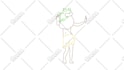 make a 2d cartoon animation video and animated gifs