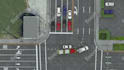 create a 3d animation reconstruction of road car accident