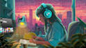 create professional lofi art and loop 2d gif animation