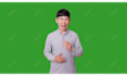 be your asian video spokesperson on green screen