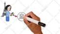 create custom whiteboard 2d animation explainer doodle video