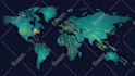 create map animation with text and icon