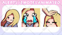 animate custom twitch emotes, cheermotes, alerts