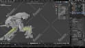 design 3d game character with texture rigging and animation using blender