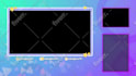 design an animated stream overlay for youtube, twitch, kick