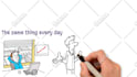 make doodle whiteboard animation explainer video for youtube