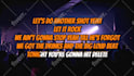 create your karaoke lyrics video with 4k quality