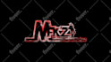 make a 3d neon intro text or logo animation