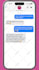 make a phone text message chat conversation  animation video
