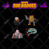 create express custom twitch sub badges, twitch emotes