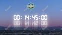 create 4k countdown or count up clocks with a personalized animation video