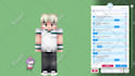 make a vtuber of your minecraft skin