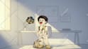 create 2d character animation with good pose, natural gesture and playful action