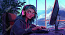create chill lofi animation loops, music video, and gifs