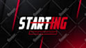 design animated starting soon, offline screen for twitch youtube kick