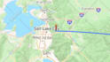 create realistic travel route map animation video