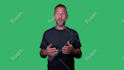 record an engaging green screen spokesperson video