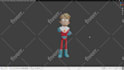 do 3d character model and avatar for animation, games,vtuber