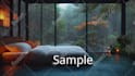 create cozy rain and relaxing video for meditation