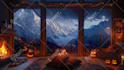 create 10 cozy relaxing rain videos