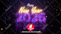 create new year greeting countdown logo animation videos