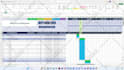 create microsoft excel project schedule gantt chart timeline