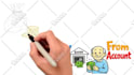 create 10 minutes of whiteboard animation for 20 dollars