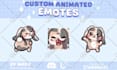 create custom cute chibi animated emotes