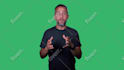 record an engaging green screen spokesperson video