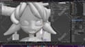 3d anime model, 3d vtuber, custom vrchat avatar for vrc, vtubing, PC or quest