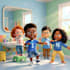 create ai video art and 3d animated cartoon for kids