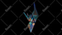 3d spinning logo gif, 3d rotating transparent GIF loop