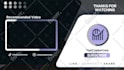 do youtube outro end screen
