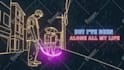 create modern neon lyric video