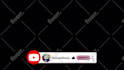 create youtube subscribe and social media lower third animation