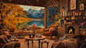 create ultra realistic cozy rain and snow ambience videos with natural sounds