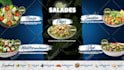 design menu boards digital tv for restaurant