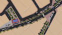 architectural 3d site plan render for real estate property
