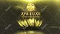 create golden lotus flower logo animation