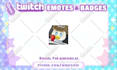 draw cute chibi emotes or sub badges for twitch, discord, vtuber