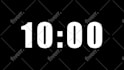 create 4k countdown or count up clocks with a personalized animation video