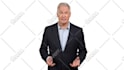 create a white screen spokesperson video