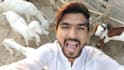 wish happy birthday and sing song with my goats