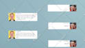 create realistic animated chat or social media conversation videos