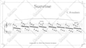 create a professional scrolling sheet music and score video
