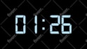 create 4k countdown or count up clocks with a personalized animation video