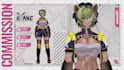 draw high quality vtuber art ready to rig