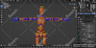 do professional mechanical robots 3d rigging in blender or maya