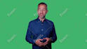 record an engaging green screen spokesperson video