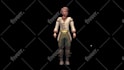 do 3d character modeling low poly for game asset, animation,and other in blender